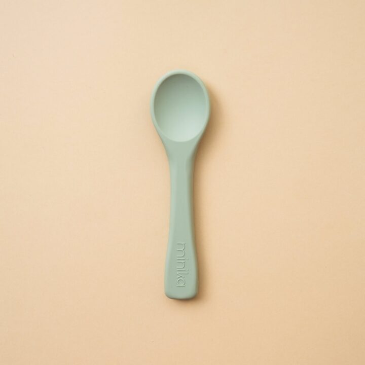MINIKA - Cuillère en Silicone, Sauge