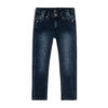 DEUX PAR DEUX - Pantalon en denim bleu marine