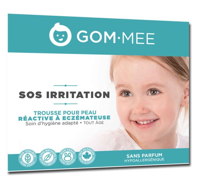 GOM.MEE - Trousse SOS irritation (Nettoyant, fluide hydratant, baume)