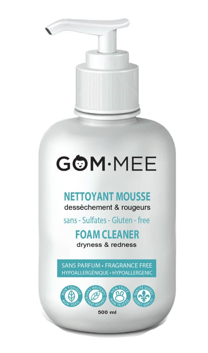 GOM.MEE - Nettoyant moussant dessèchement et rougeurs pH adapté (500ml)