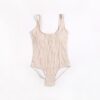PETIT LEM - Maillot de bain à rayures taupe pour femme – Image 2