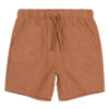 MILES - Short terracotta en lin