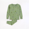 PETIT LEM - Ensemble pyjama vert pelouse à imprimé « 36 trous » – Image 2