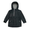 DEUX PAR DEUX - Manteau noir texturé