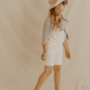 LES PETITES NATURES - Short cycliste - lait de coco – Image 3