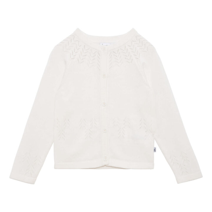 DEUX PAR DEUX - Pull en maille à manches longues blanc cassé