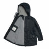 DEUX PAR DEUX - Manteau noir texturé – Image 4