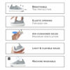 JAN & JUL - Soulier Breeze Knit, Grey – Image 3