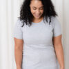 ROSE MATERNITÉ - T-shirt avec doublure - gris pâle chiné – Image 3