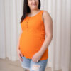 ROSE MATERNITÉ - Mom short usé, bleu pâle – Image 2
