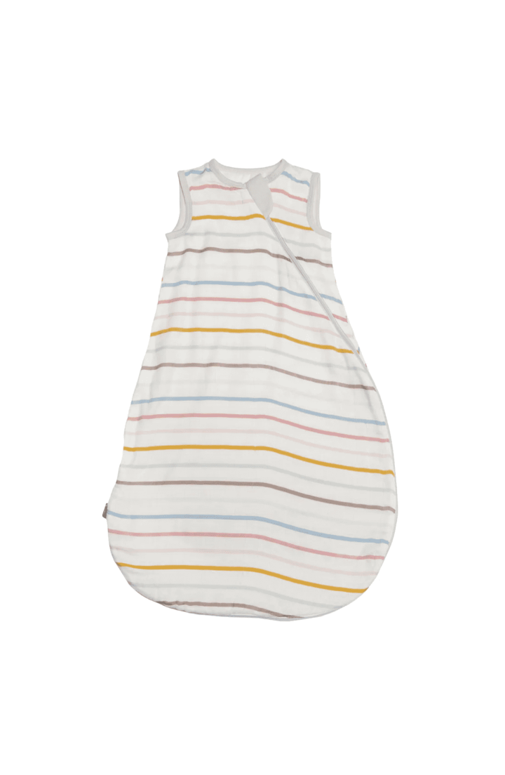 LOULOU LOLLIPOP - Sleeper bag en mousseline, Pastel stripes
