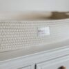 MUST BE BABY - Panier à langer en coton meringue ( matelas inclus )