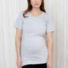 ROSE MATERNITÉ - T-shirt avec doublure - gris pâle chiné – Image 4