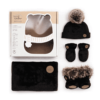 PETIT COULOU - Coffret cadeau Coulou pour bébé (4 accessoires) 0-6 mois Onyx