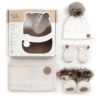 PETIT COULOU - Coffret cadeau Coulou pour bébé (4 accessoires) 0-6 mois Crème