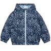 MILES - Veste bleu marine pliable à imprimé léopard