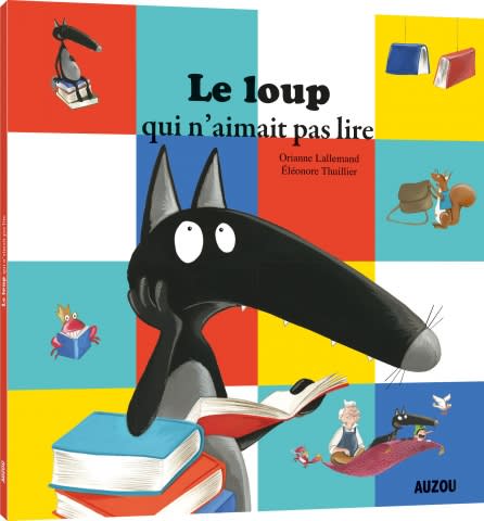 Auzou - Livre, Le loup qui n'aimait pas lire - Lalouk & Co