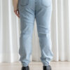 ROSE MATERNITÉ - Jeans à taille élastique bleu pâle – Image 2
