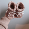 LES PETITS TOUSI - Pantoufle en laine - Pivoine – Image 4