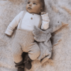 NOPPIES - Salopette Triangle - Light Taupe – Image 2