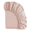 Mushie - Drap Contour Extensible en Coton Biologique, Blush – Image 2