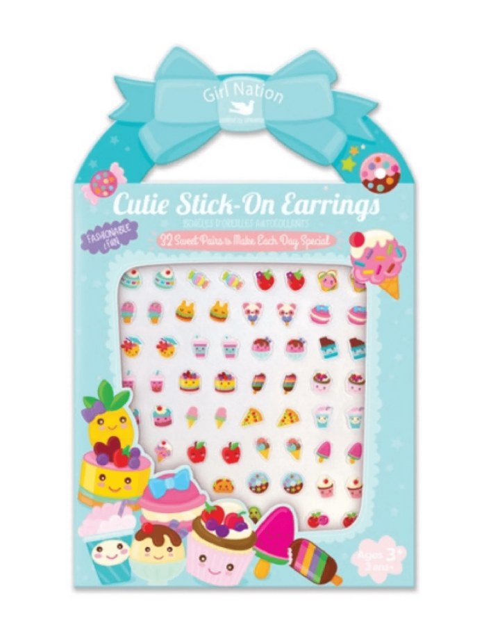 GIRL NATION - Boucles d'oreilles autocollantes - Confiserie