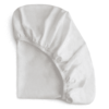 Mushie - Drap Contour Extensible en Coton Biologique, Blanc – Image 2