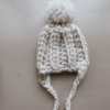 LES PETITS TOUSI - Tuque en laine à pompon Léon - Coton