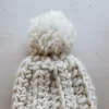 LES PETITS TOUSI - Tuque en laine à pompon Léon - Coton – Image 2