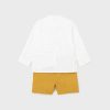MAYORAL - Ensemble short et chemise voilier, Moutarde – Image 4