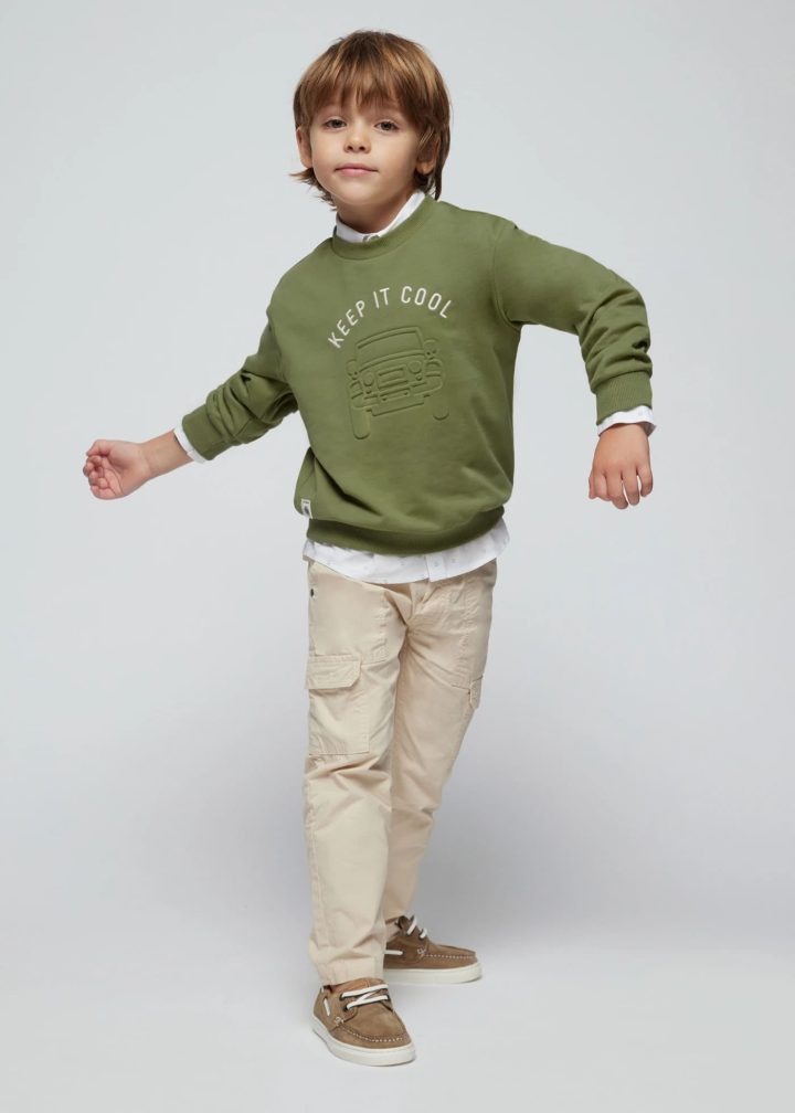 MAYORAL - Pull avec motif jeep en relief – Image 2