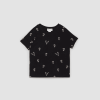 MILES - T-shirt noir à imprimé de toucans