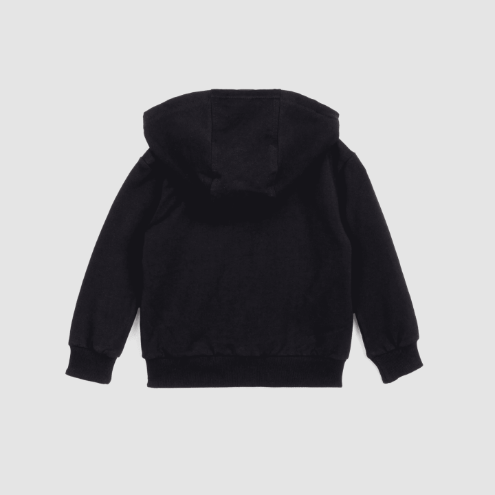 MILES - Veste à capuche noir pour bébé – Image 2