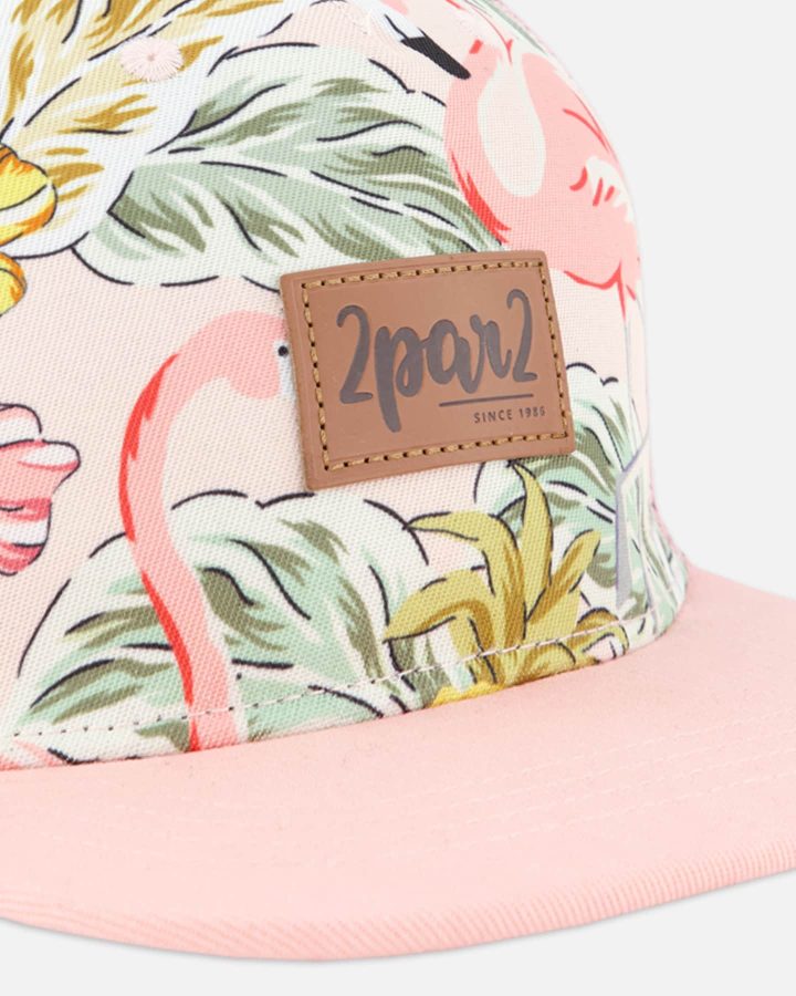 DEUX PAR DEUX - Casquette imprimée de flamants roses – Image 2