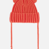 DEUX PAR DEUX - Tuque en tricot avec oreilles - Corail – Image 3