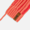 DEUX PAR DEUX - Mitaines en tricot avec cordon - Corail – Image 4