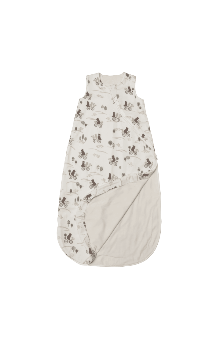 LOULOU LOLLIPOP - Sleeper bag en tencel 1.0 tog, Bears on bikes – Image 3