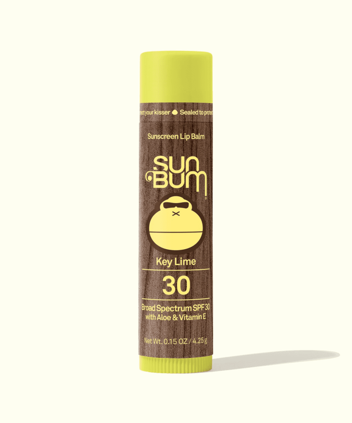 SunBum - Baume à lèvres avec protection solaire avec FPS 30 Citron vert