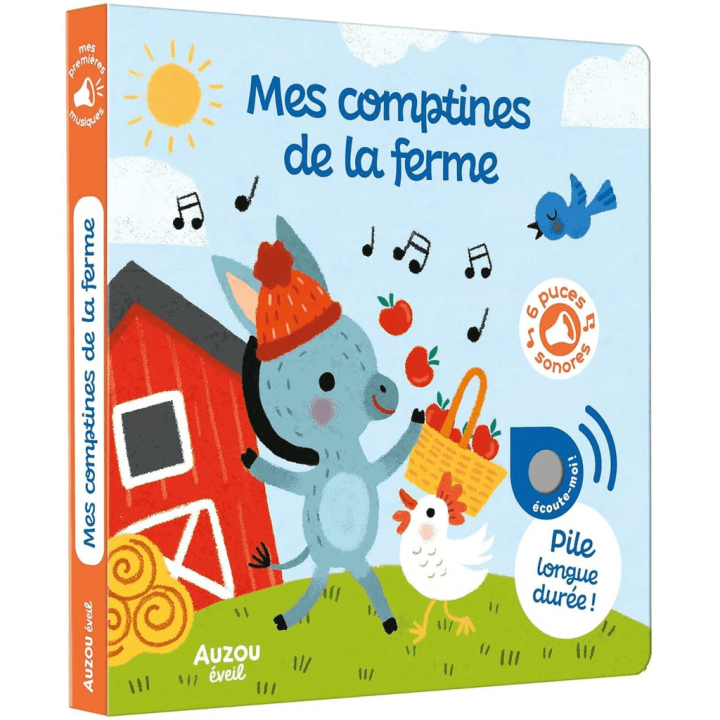 Auzou - Livre, Mes comptines de la ferme