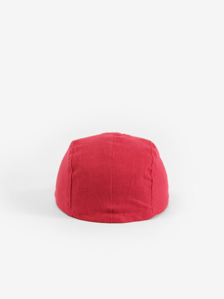 CARIBOU - Casquette en Lin, Coquelicot – Image 2