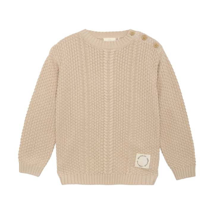 EN-FANT - Chandail en tricot peysa - Cement