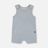 DEUX PAR DEUX - Ensemble cache-couche et salopette, bleu gris – Image 4