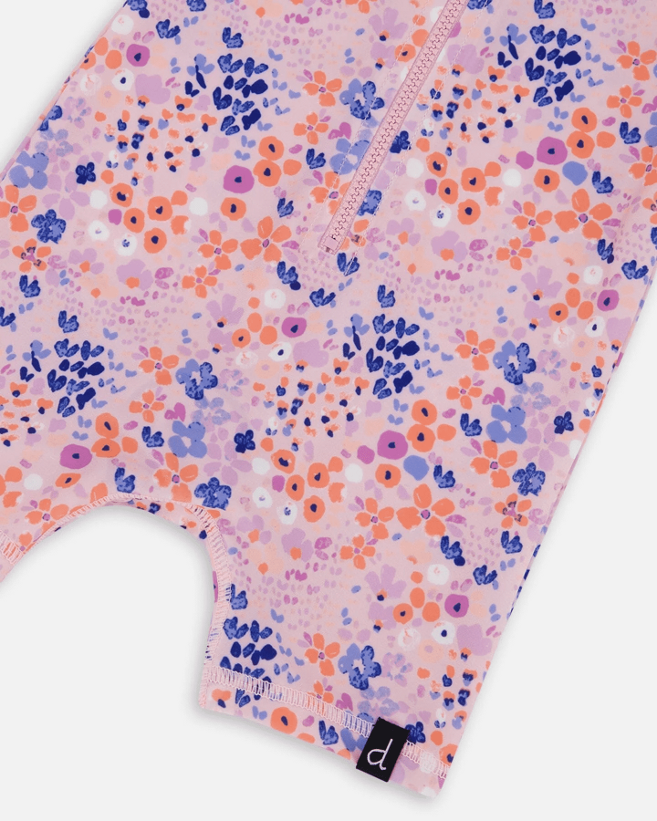 DEUX PAR DEUX - Maillot de bain une pièce imprimé de fleurs, Lavande – Image 4