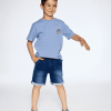DEUX PAR DEUX - Short en denim extensible, Marine – Image 3