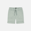 DEUX PAR DEUX - Short en sergé extensible pour bébé, Vert sauge