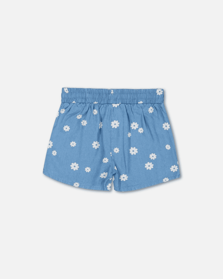 DEUX PAR DEUX - Short chambray imprimé floral – Image 3