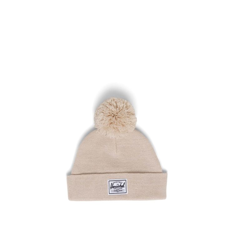 Herschel - Tuque beanie pompom, Beige