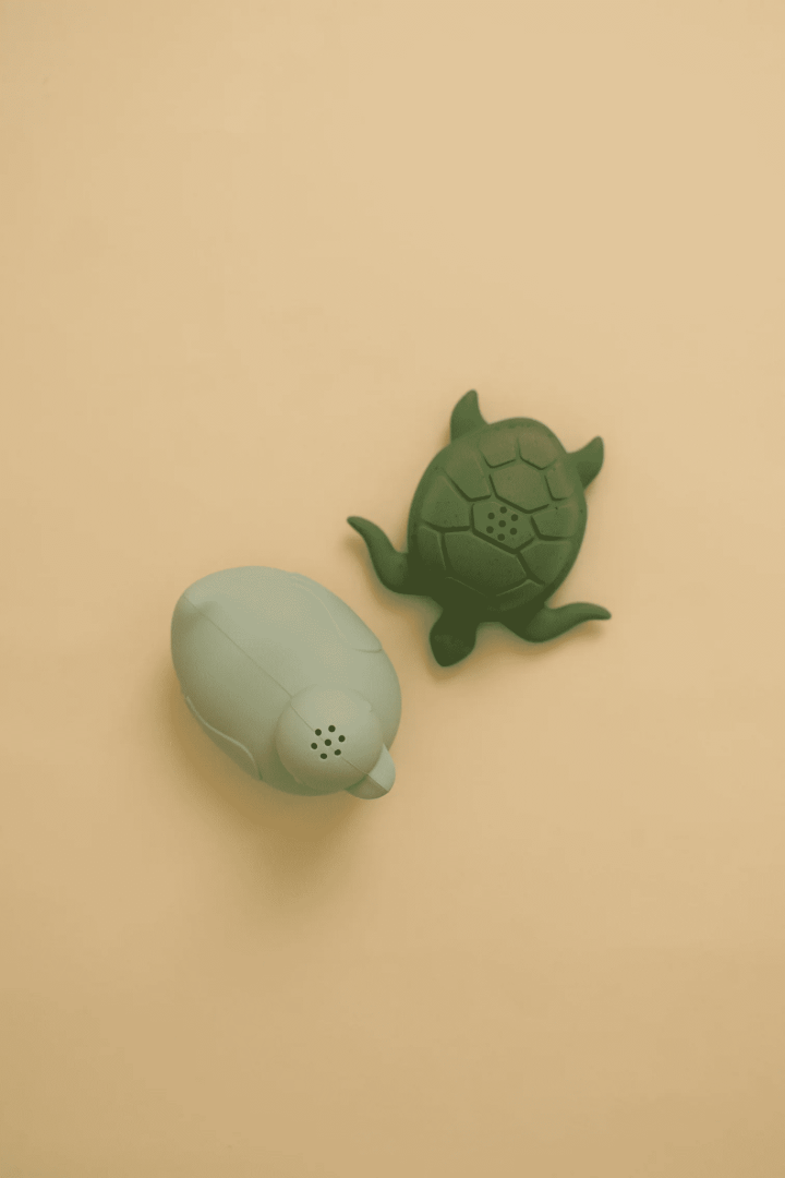 MINIKA - Jouets pour le bain, Canard et tortue - Leaf et sauge