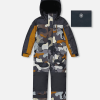 DEUX PAR DEUX - Habit De Neige Une-Pièce Gris Foncé Imprimé Camouflage