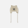 DEUX PAR DEUX - Bonnet En Tricot Avec Oreilles Beige